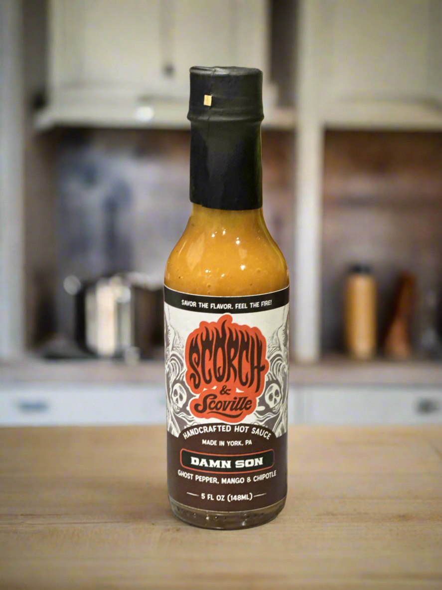 Damn Son - Ghost Pepper, Mango & Chipotle: Strong Med Heat