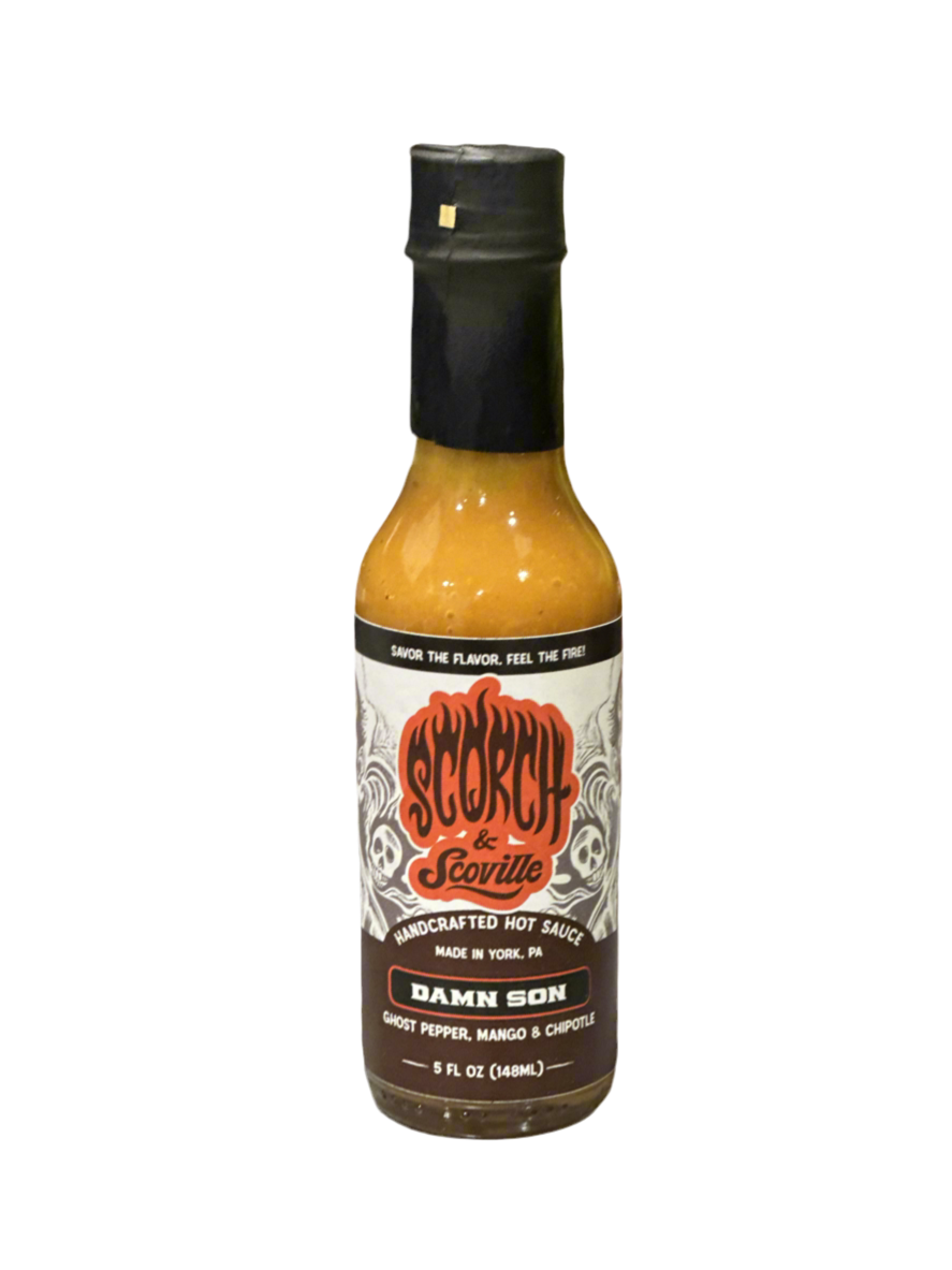 Damn Son - Ghost Pepper, Mango & Chipotle: Strong Med Heat