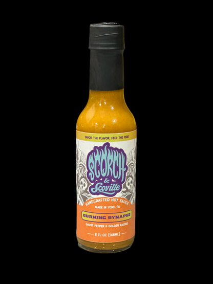 Burning Synapse - Ghost Pepper & Golden Raisin: Strong Medium Heat Level