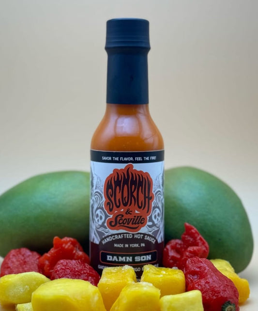 Damn Son - Ghost Pepper, Mango & Chipotle: Strong Med Heat