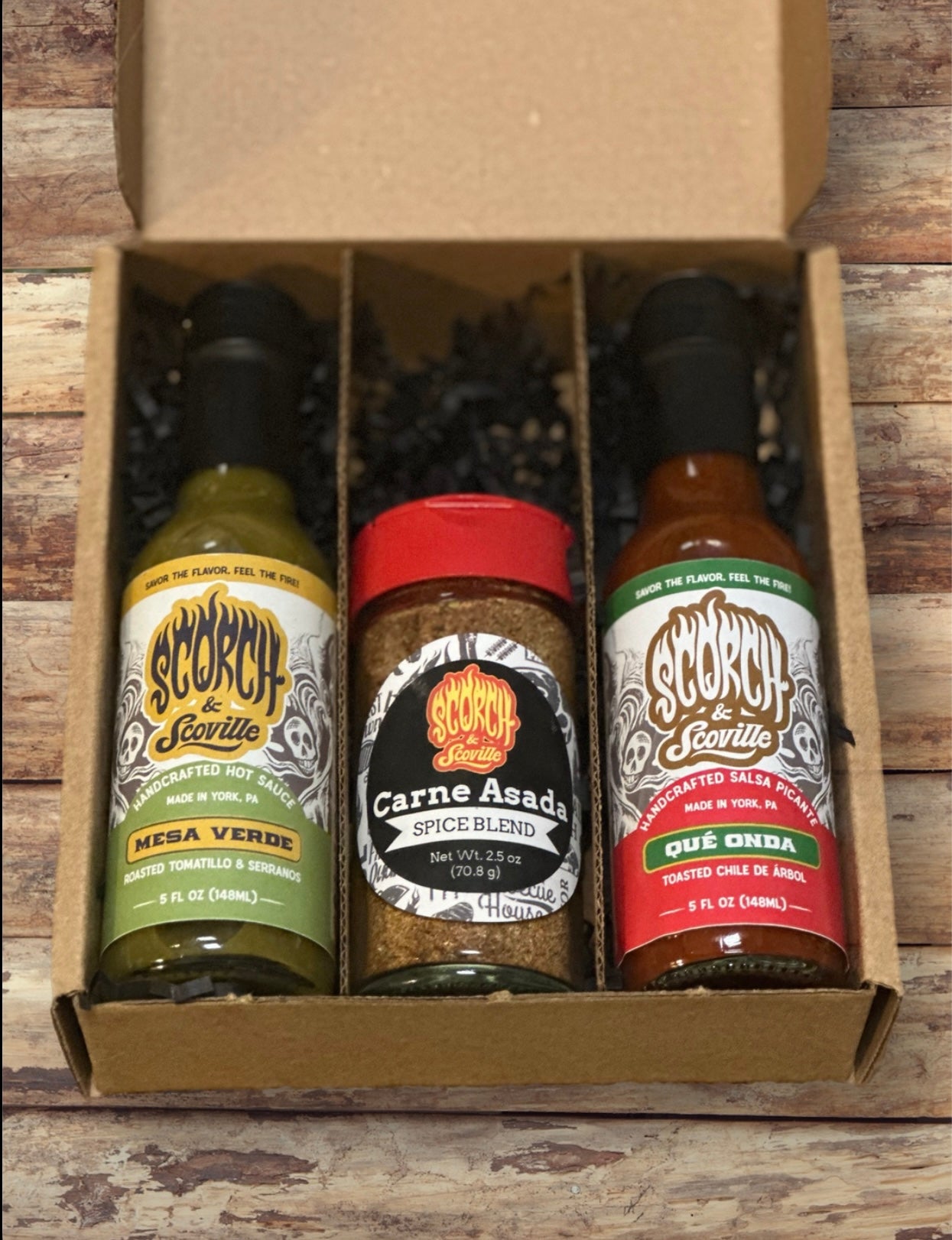 Hot Sauce Gift Box